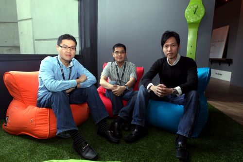 <b>From left to right:</b> Chief operations officer Henry Goh, chief executive officer Kenny Goh, and chief corporate officer Goh Chee Seng.
